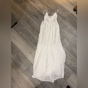 Abercrombie & Fitch White Maxi Dress